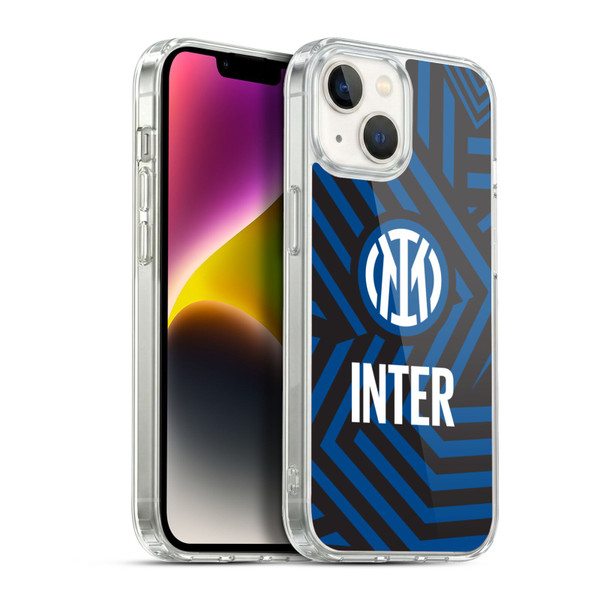 Fc Internazionale Milano Patterns Abstract 1 Soft Gel Case for Apple iPhone 14