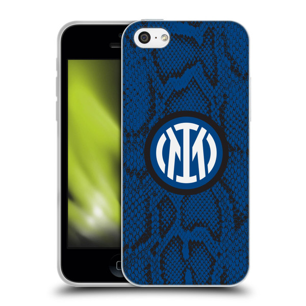 Fc Internazionale Milano Patterns Snake Soft Gel Case for Apple iPhone 5c