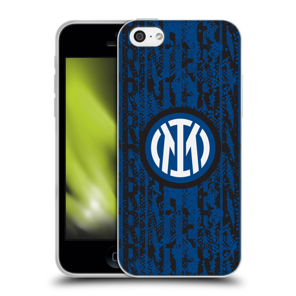 Fc Internazionale Milano Patterns Snake Wordmark Soft Gel Case for Apple iPhone 5c