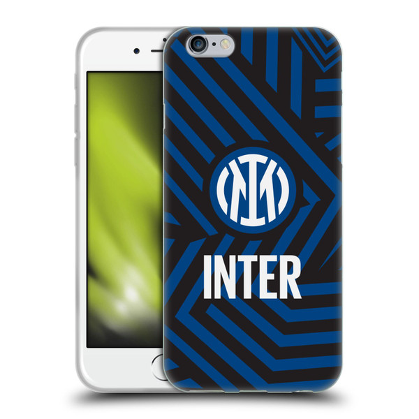 Fc Internazionale Milano Patterns Abstract 1 Soft Gel Case for Apple iPhone 6 / iPhone 6s