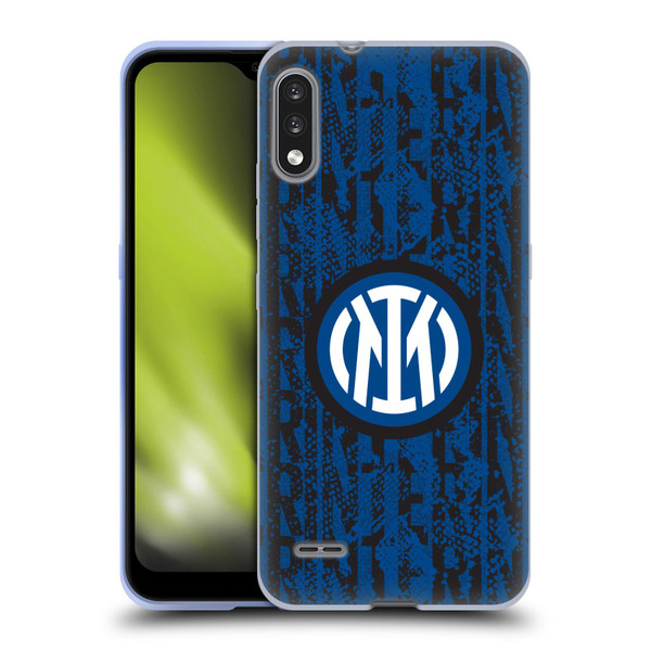 Fc Internazionale Milano Patterns Snake Wordmark Soft Gel Case for LG K22