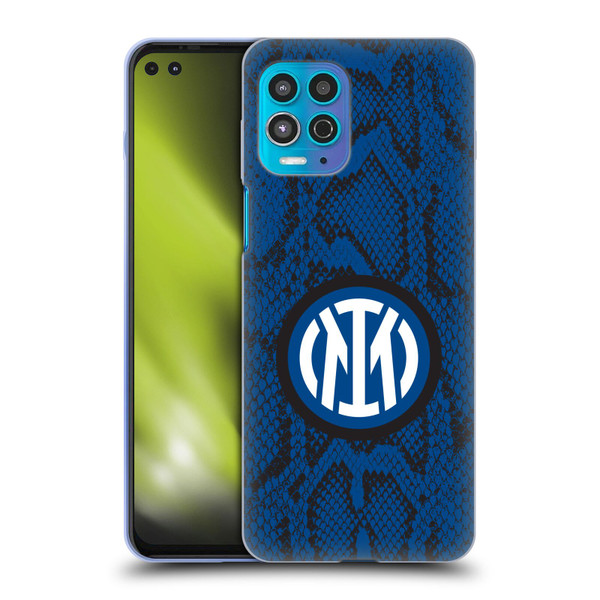 Fc Internazionale Milano Patterns Snake Soft Gel Case for Motorola Moto G100