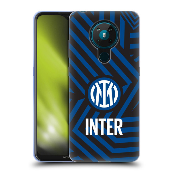 Fc Internazionale Milano Patterns Abstract 1 Soft Gel Case for Nokia 5.3