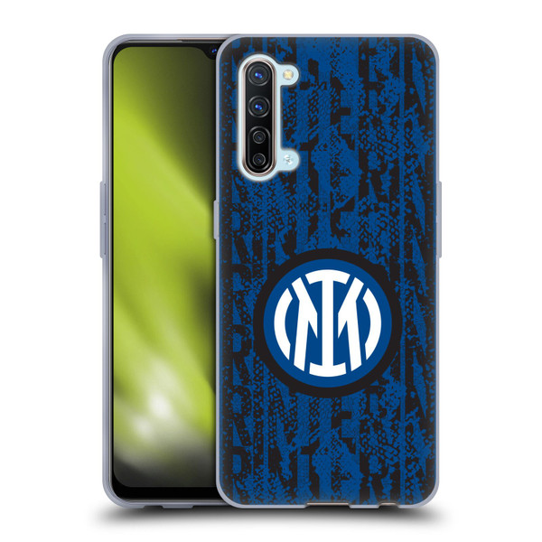 Fc Internazionale Milano Patterns Snake Wordmark Soft Gel Case for OPPO Find X2 Lite 5G