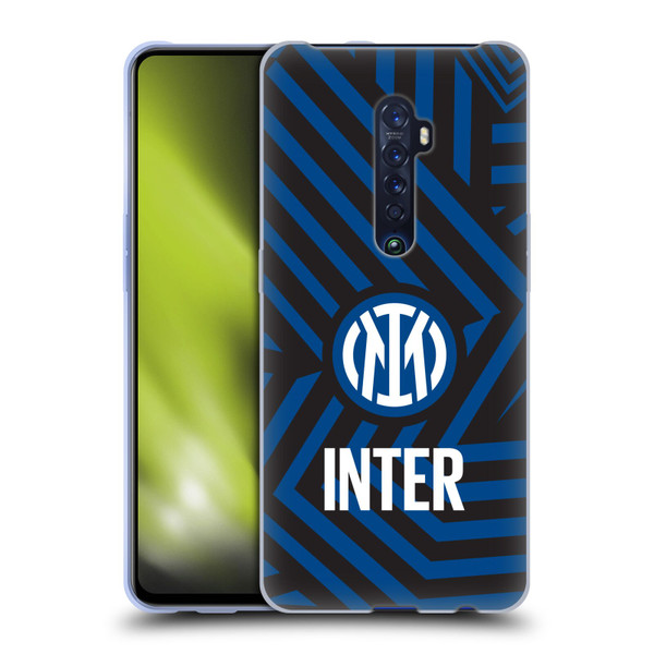Fc Internazionale Milano Patterns Abstract 1 Soft Gel Case for OPPO Reno 2