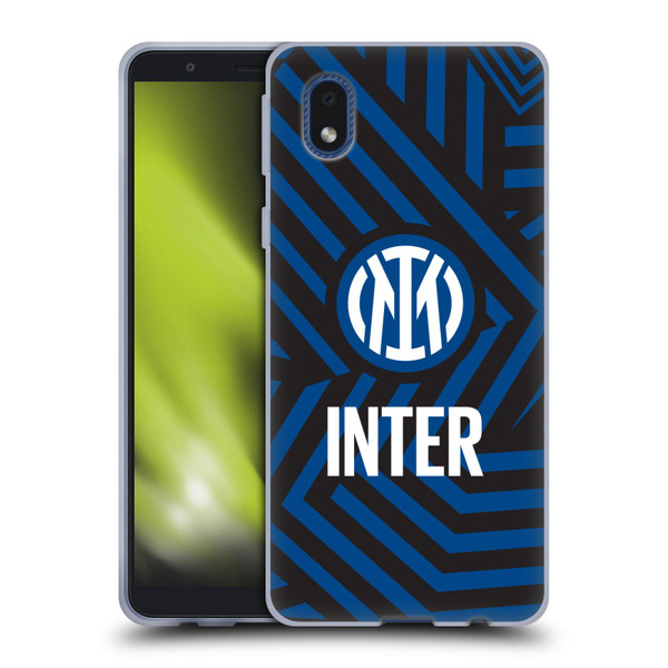 Fc Internazionale Milano Patterns Abstract 1 Soft Gel Case for Samsung Galaxy A01 Core (2020)