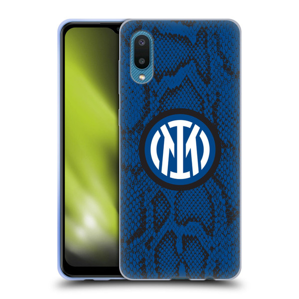 Fc Internazionale Milano Patterns Snake Soft Gel Case for Samsung Galaxy A02/M02 (2021)