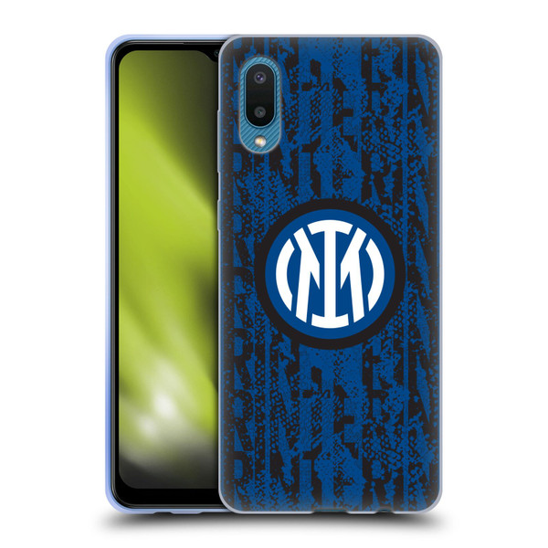Fc Internazionale Milano Patterns Snake Wordmark Soft Gel Case for Samsung Galaxy A02/M02 (2021)