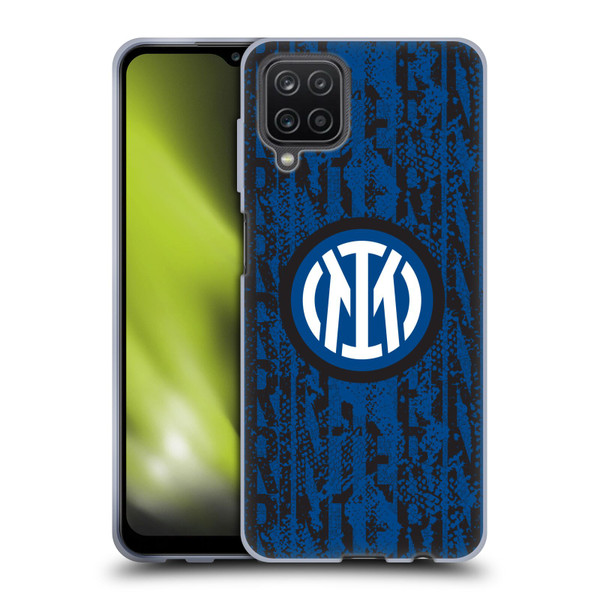 Fc Internazionale Milano Patterns Snake Wordmark Soft Gel Case for Samsung Galaxy A12 (2020)
