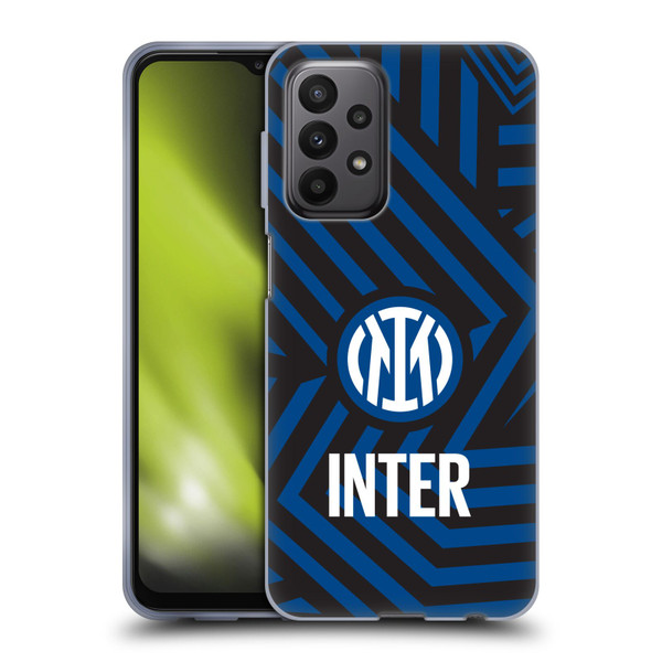 Fc Internazionale Milano Patterns Abstract 1 Soft Gel Case for Samsung Galaxy A23 / 5G (2022)
