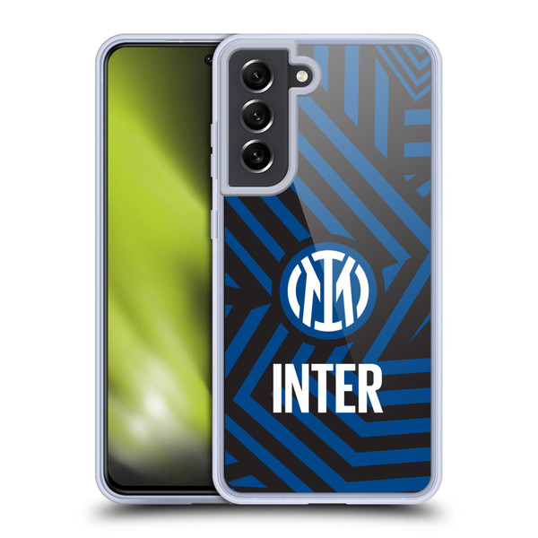 Fc Internazionale Milano Patterns Abstract 1 Soft Gel Case for Samsung Galaxy S21 FE 5G & MagSafe