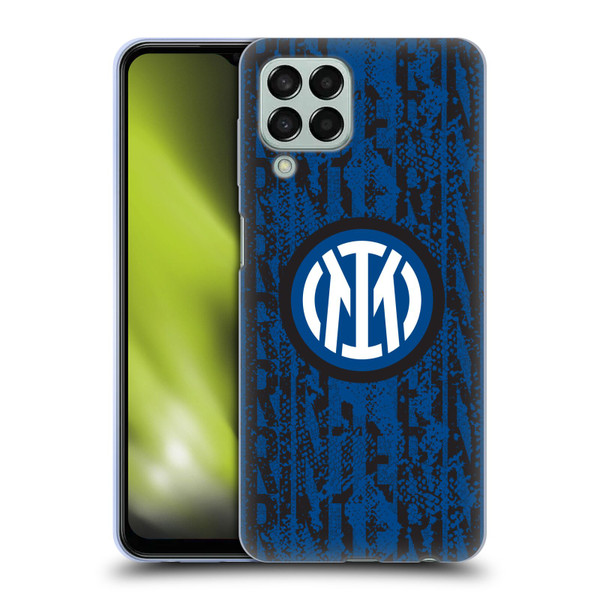 Fc Internazionale Milano Patterns Snake Wordmark Soft Gel Case for Samsung Galaxy M33 (2022)