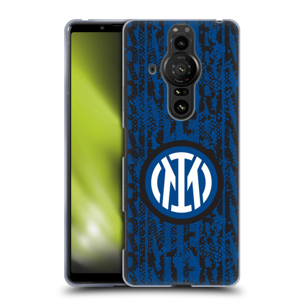 Fc Internazionale Milano Patterns Snake Wordmark Soft Gel Case for Sony Xperia Pro-I