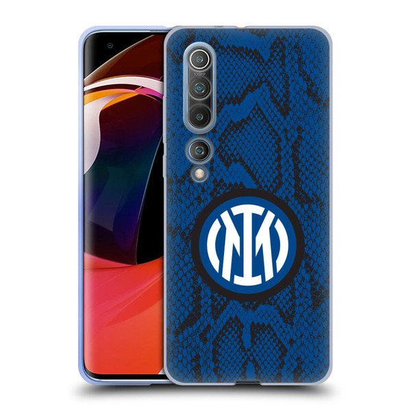Fc Internazionale Milano Patterns Snake Soft Gel Case for Xiaomi Mi 10 5G / Mi 10 Pro 5G