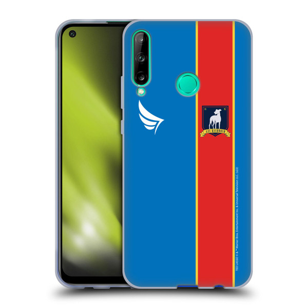 Ted Lasso Season 1 Graphics Jersey Soft Gel Case for Huawei P40 lite E