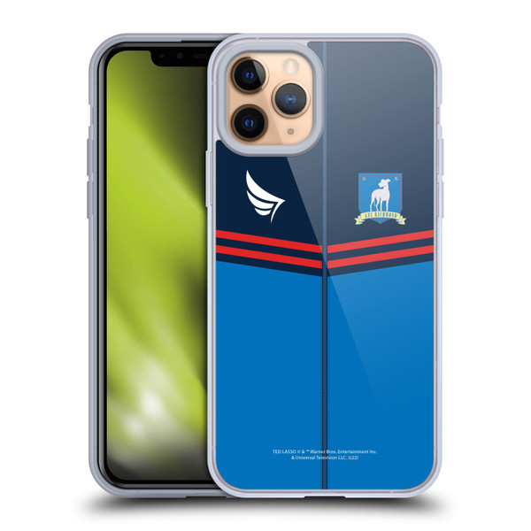 Ted Lasso Season 1 Graphics Jacket Soft Gel Case for Apple iPhone 11 Pro