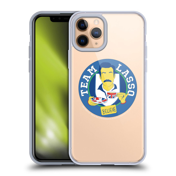 Ted Lasso Season 1 Graphics Team Lasso Soft Gel Case for Apple iPhone 11 Pro