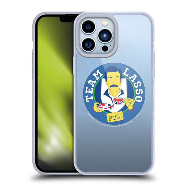 Ted Lasso Season 1 Graphics Team Lasso Soft Gel Case for Apple iPhone 13 Pro Max & MagSafe