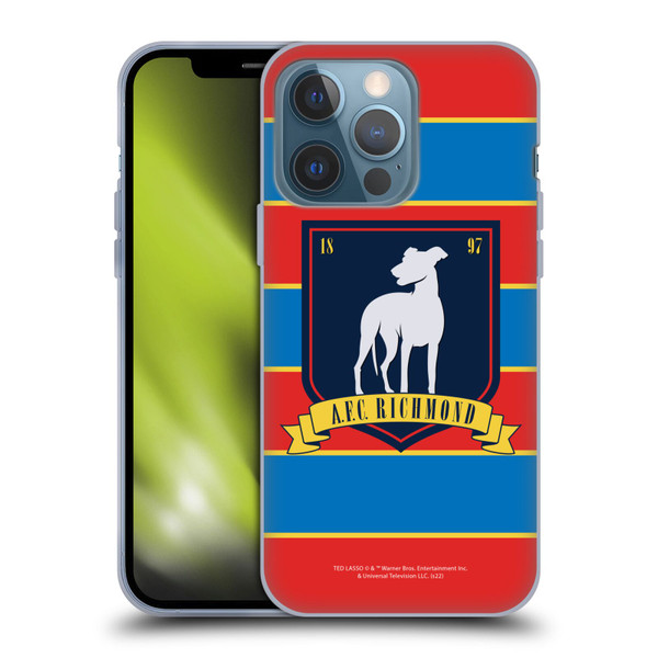 Ted Lasso Season 1 Graphics A.F.C Richmond Stripes Soft Gel Case for Apple iPhone 13 Pro