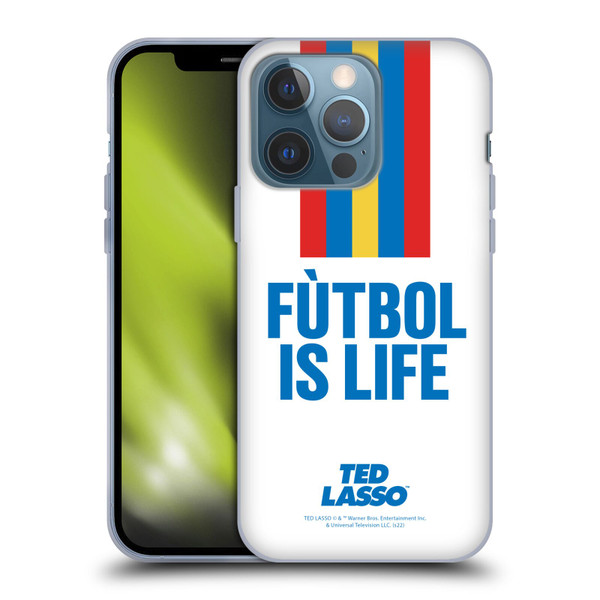 Ted Lasso Season 1 Graphics Futbol Is Life Soft Gel Case for Apple iPhone 13 Pro