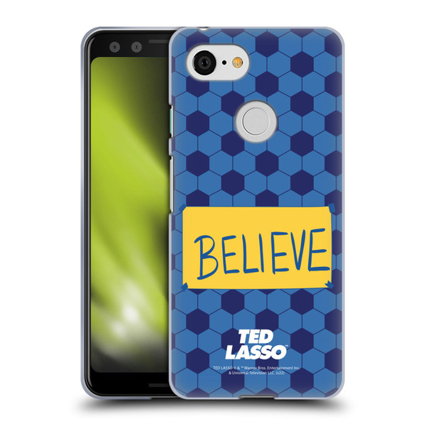 Ted Lasso Season 1 Graphics Believe Soft Gel Case for Google Pixel 3