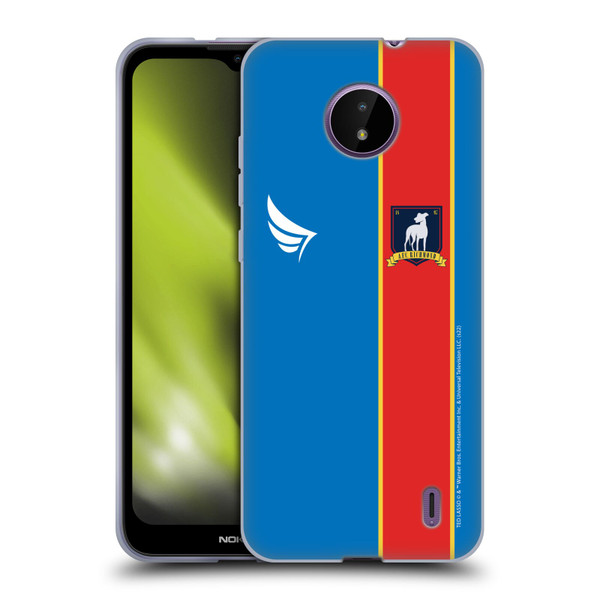 Ted Lasso Season 1 Graphics Jersey Soft Gel Case for Nokia C10 / C20