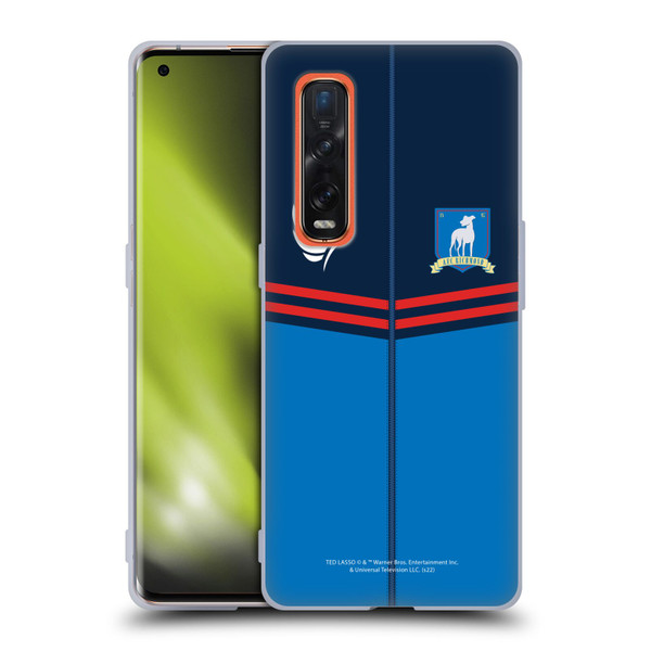 Ted Lasso Season 1 Graphics Jacket Soft Gel Case for OPPO Find X2 Pro 5G