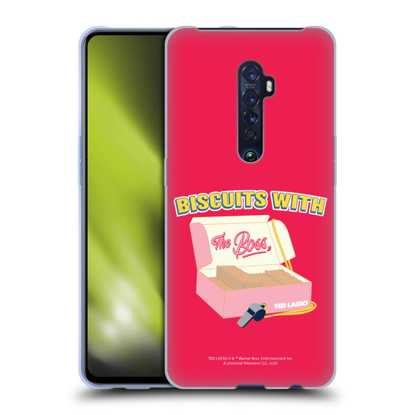 Ted Lasso Season 1 Graphics Biscuits With The Boss Soft Gel Case for OPPO Reno 2