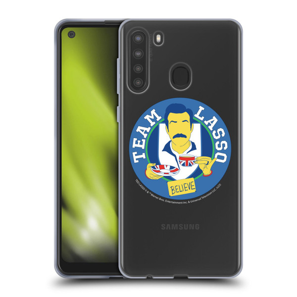 Ted Lasso Season 1 Graphics Team Lasso Soft Gel Case for Samsung Galaxy A21 (2020)