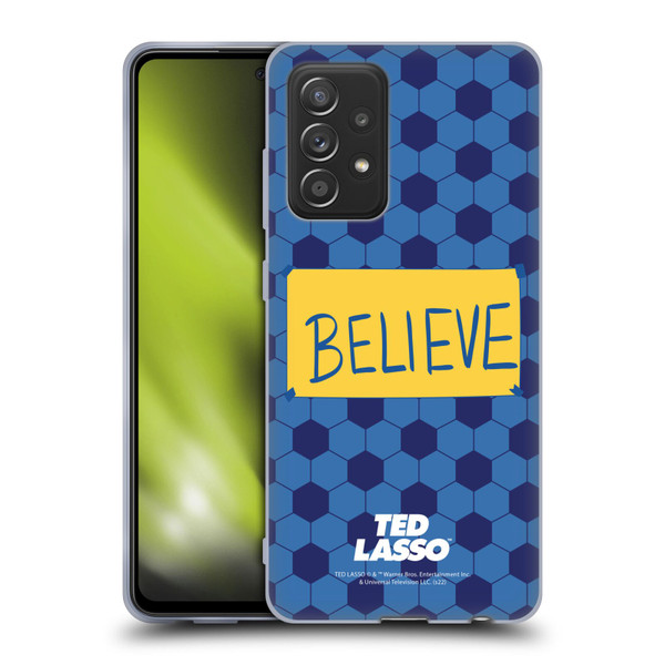 Ted Lasso Season 1 Graphics Believe Soft Gel Case for Samsung Galaxy A52 / A52s / 5G (2021)