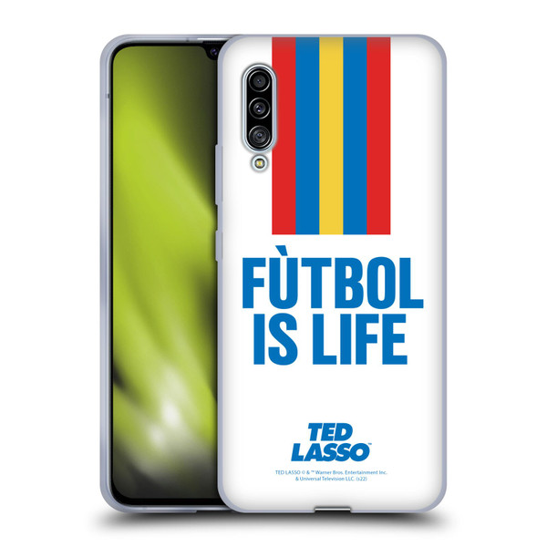 Ted Lasso Season 1 Graphics Futbol Is Life Soft Gel Case for Samsung Galaxy A90 5G (2019)