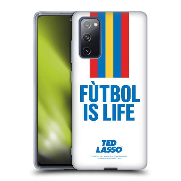 Ted Lasso Season 1 Graphics Futbol Is Life Soft Gel Case for Samsung Galaxy S20 FE / 5G