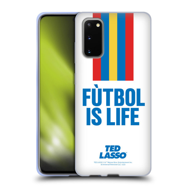 Ted Lasso Season 1 Graphics Futbol Is Life Soft Gel Case for Samsung Galaxy S20 / S20 5G