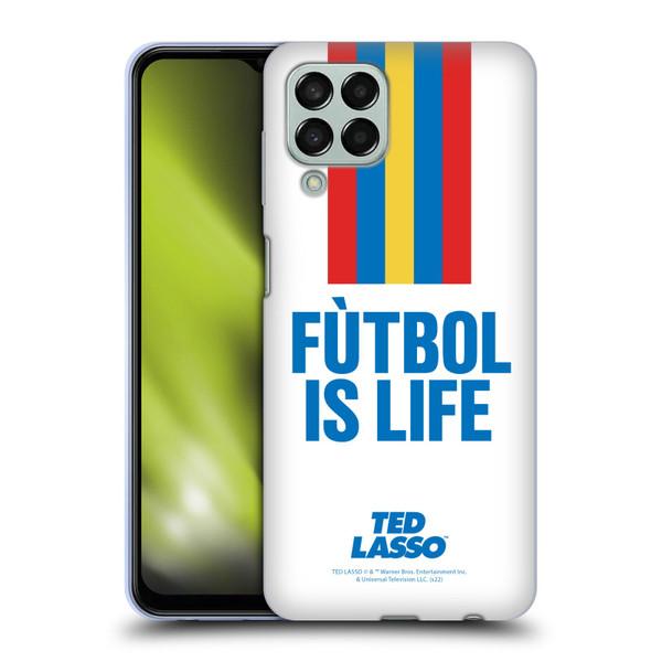 Ted Lasso Season 1 Graphics Futbol Is Life Soft Gel Case for Samsung Galaxy M33 (2022)