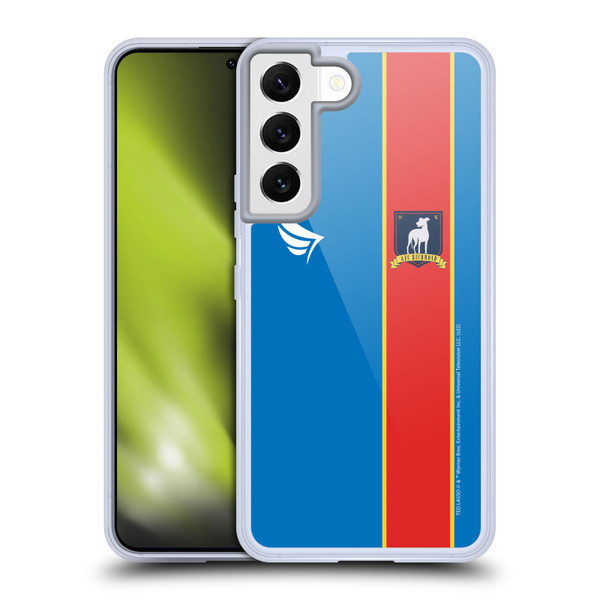 Ted Lasso Season 1 Graphics Jersey Soft Gel Case for Samsung Galaxy S22 5G