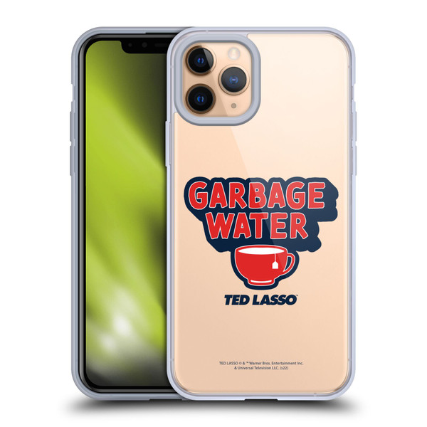 Ted Lasso Season 2 Graphics Garbage Water Soft Gel Case for Apple iPhone 11 Pro