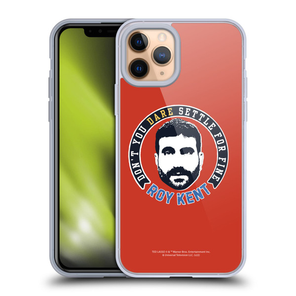 Ted Lasso Season 2 Graphics Roy Kent Soft Gel Case for Apple iPhone 11 Pro