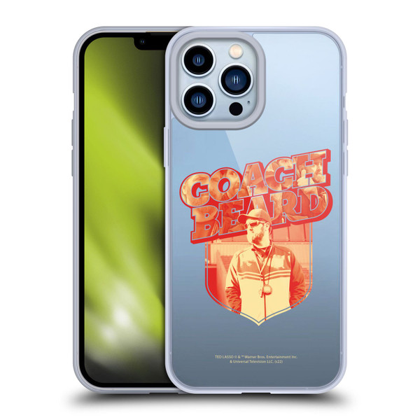 Ted Lasso Season 2 Graphics Coach Beard Soft Gel Case for Apple iPhone 13 Pro Max & MagSafe