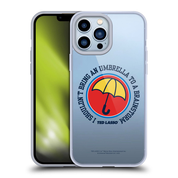 Ted Lasso Season 2 Graphics Umbrella Soft Gel Case for Apple iPhone 13 Pro Max & MagSafe