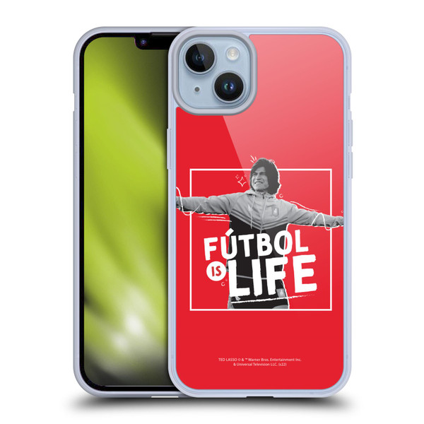 Ted Lasso Season 2 Graphics Dani Rojas Soft Gel Case for Apple iPhone 14 Plus