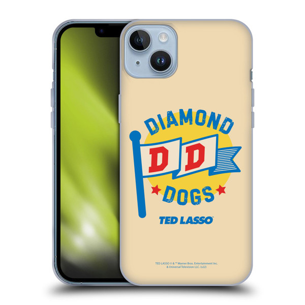 Ted Lasso Season 2 Graphics Diamond Dogs Soft Gel Case for Apple iPhone 14 Plus