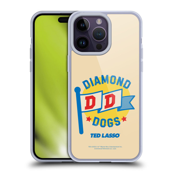 Ted Lasso Season 2 Graphics Diamond Dogs Soft Gel Case for Apple iPhone 14 Pro Max
