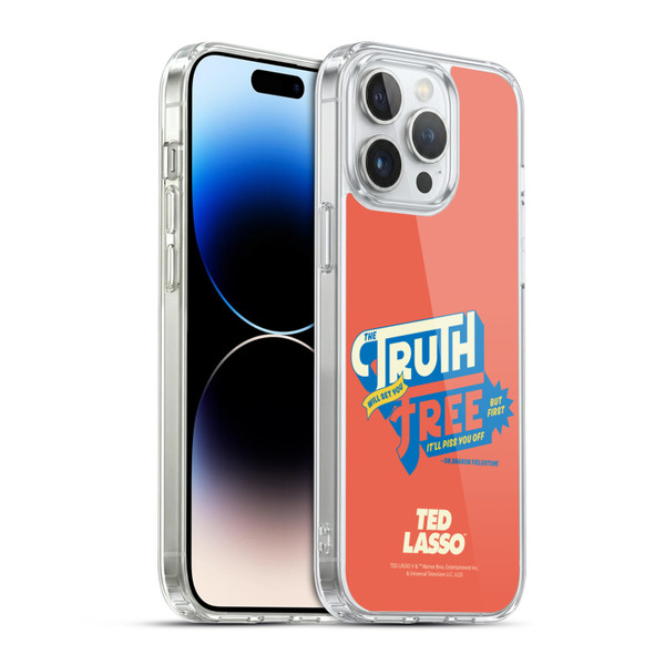 Ted Lasso Season 2 Graphics Truth Soft Gel Case for Apple iPhone 14 Pro Max & MagSafe