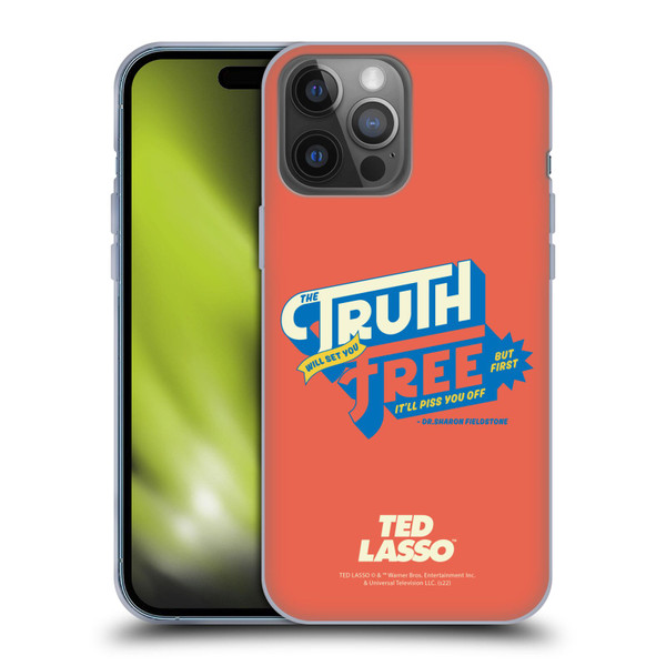 Ted Lasso Season 2 Graphics Truth Soft Gel Case for Apple iPhone 14 Pro Max