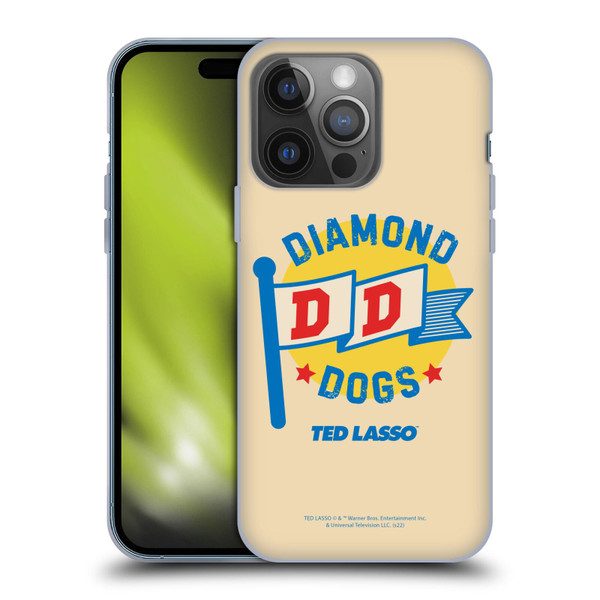 Ted Lasso Season 2 Graphics Diamond Dogs Soft Gel Case for Apple iPhone 14 Pro