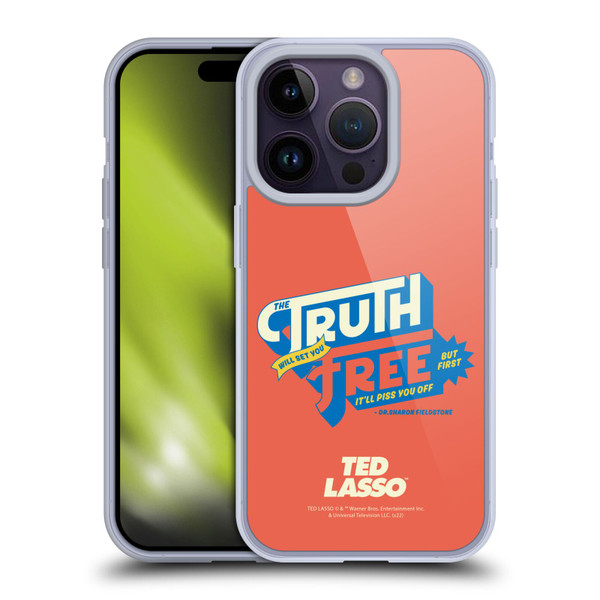 Ted Lasso Season 2 Graphics Truth Soft Gel Case for Apple iPhone 14 Pro