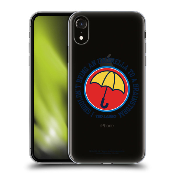 Ted Lasso Season 2 Graphics Umbrella Soft Gel Case for Apple iPhone XR