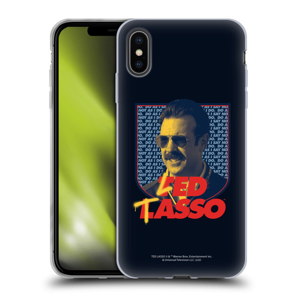 Ted Lasso Season 2 Graphics Ted Soft Gel Case for Apple iPhone XS Max