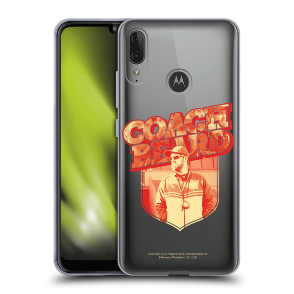 Ted Lasso Season 2 Graphics Coach Beard Soft Gel Case for Motorola Moto E6 Plus