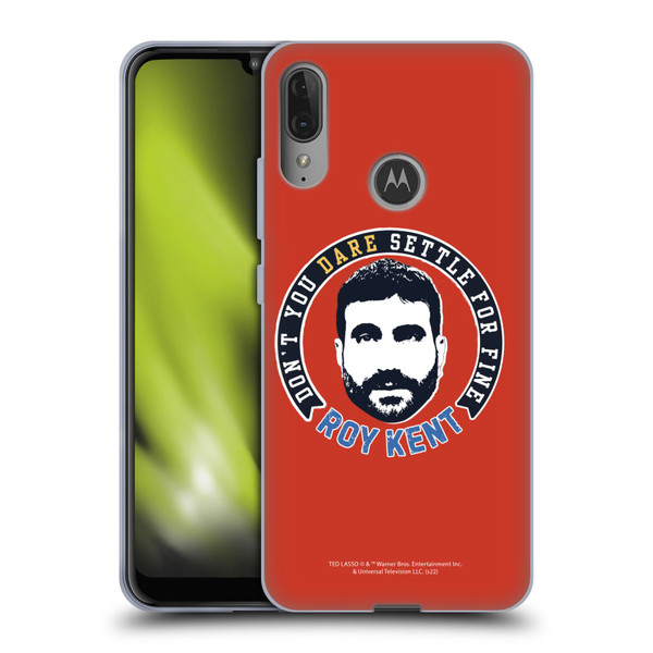 Ted Lasso Season 2 Graphics Roy Kent Soft Gel Case for Motorola Moto E6 Plus
